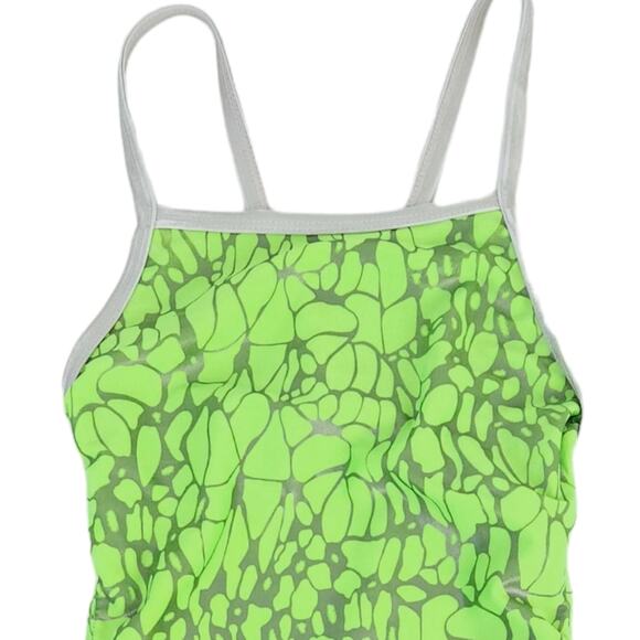 The Finals Competitive Swimsuit Size 26 Green One Piece Bathing Suit - Picture 5 of 5